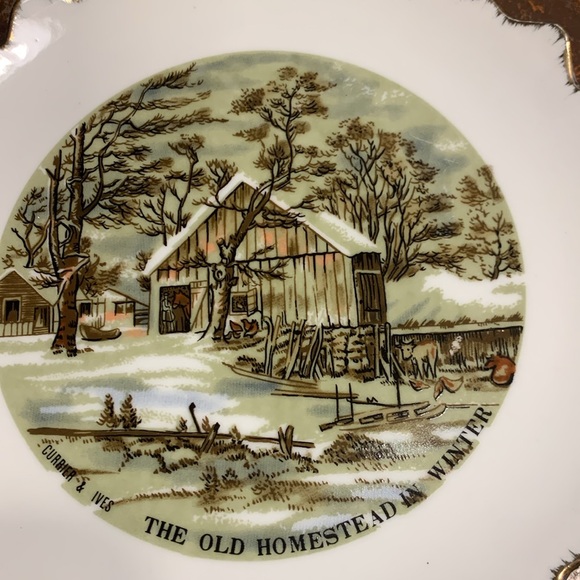 Vintage Currier & Ives for Dan Breckner & Co. Decorative Plate - Picture 2 of 13